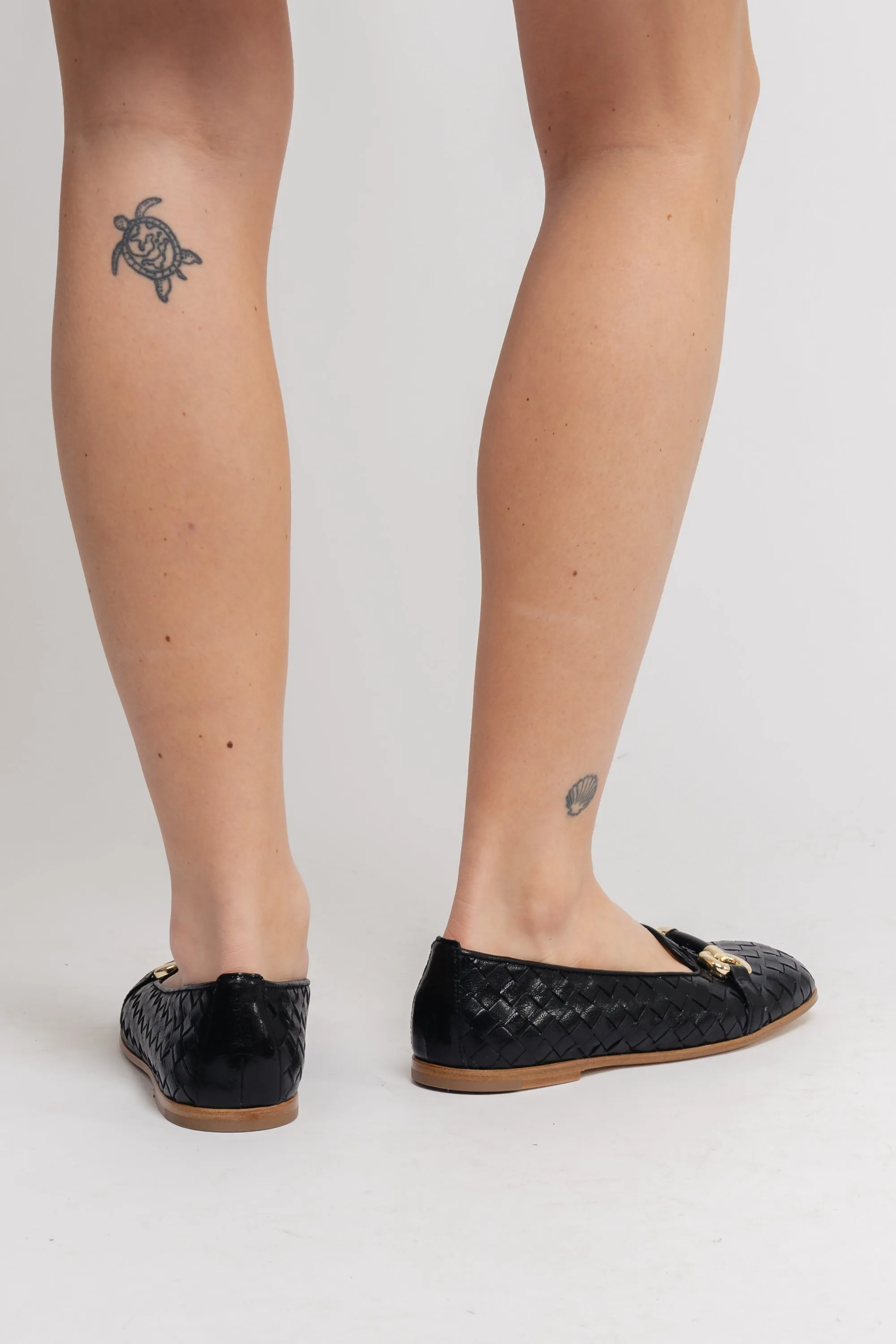 9453Ia Intreccio - Nero/Gold Naturale