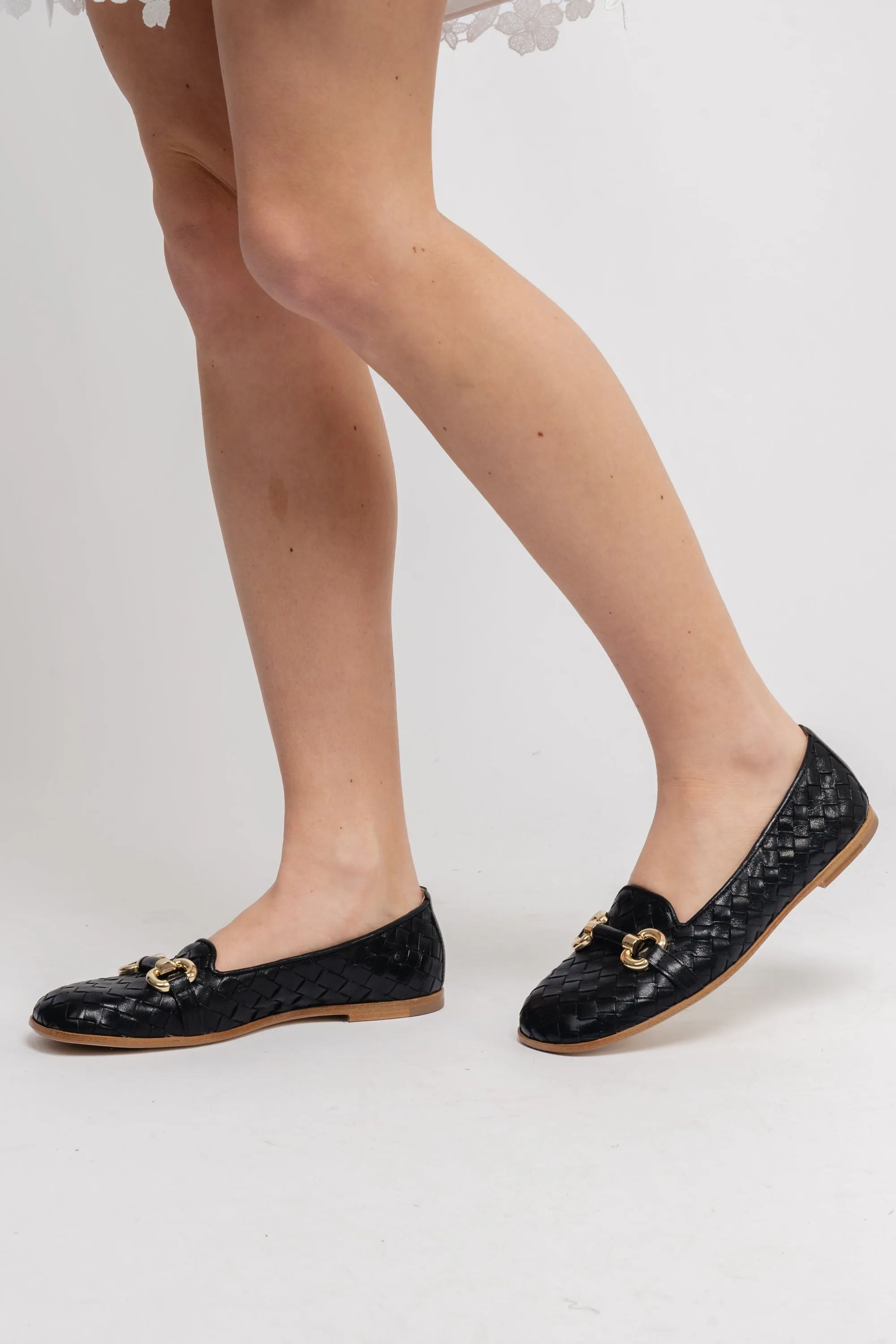 9453Ia Intreccio - Nero/Gold Naturale