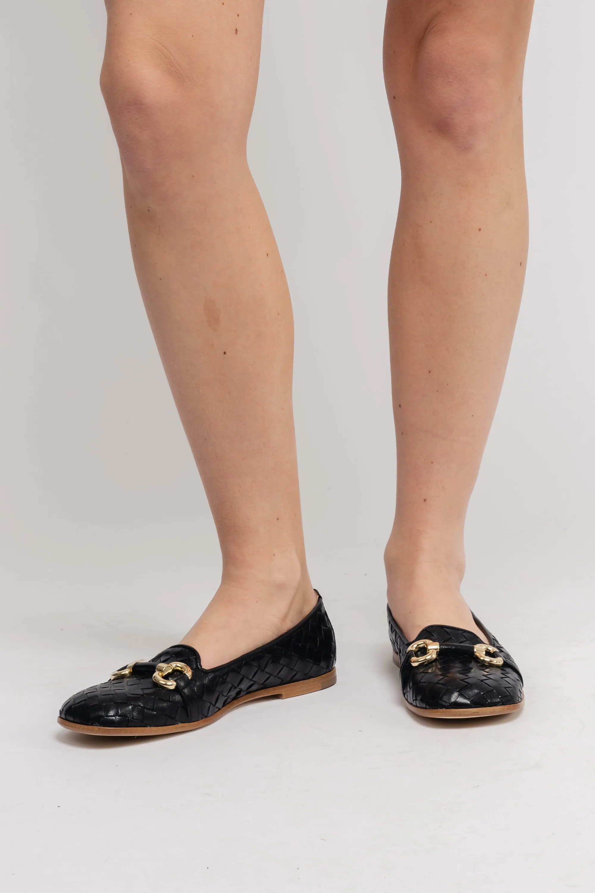 9453Ia Intreccio - Nero/Gold Naturale