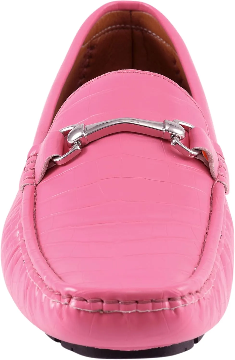 Amali Cola - Driving Moccasins for Men ?C Mens Slip On Loafers, Moccasins, Slip-on Dress Shoes - Driving Loafers with Matching Color Bit