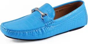 Amali Cola - Driving Moccasins for Men ?C Mens Slip On Loafers, Moccasins, Slip-on Dress Shoes - Driving Loafers with Matching Color Bit
