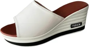 Arch Support Thick Bottom Sandals for Women Summer Low Wedges Comfortable Open Toe Sandal Orthopedic Sandals