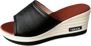 Arch Support Thick Bottom Sandals for Women Summer Low Wedges Comfortable Open Toe Sandal Orthopedic Sandals