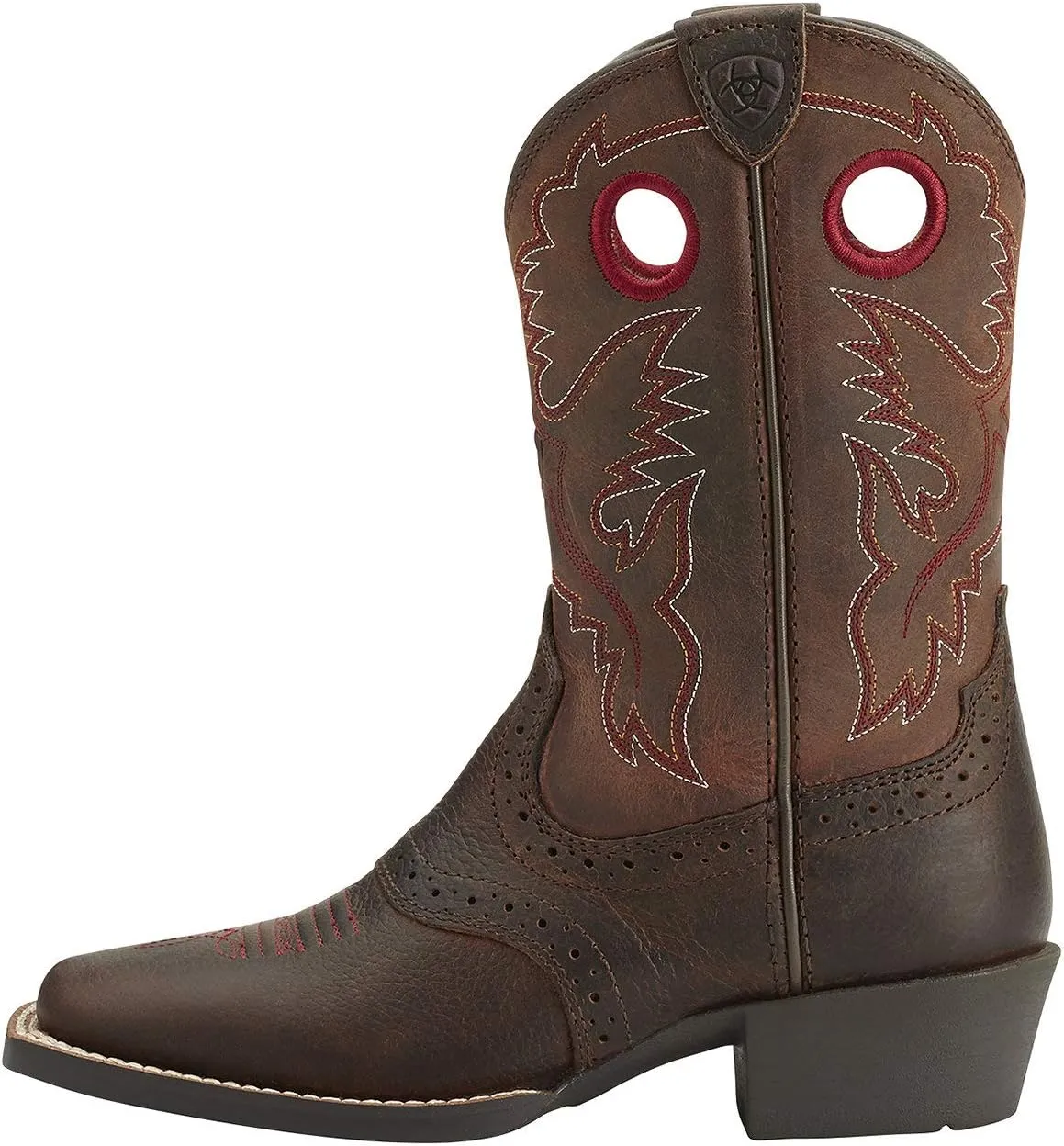 Ariat Heritage Roughstock Western Boots - Kids?? Leather Country Riding Boot