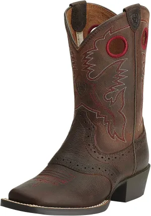 Ariat Heritage Roughstock Western Boots - Kids?? Leather Country Riding Boot