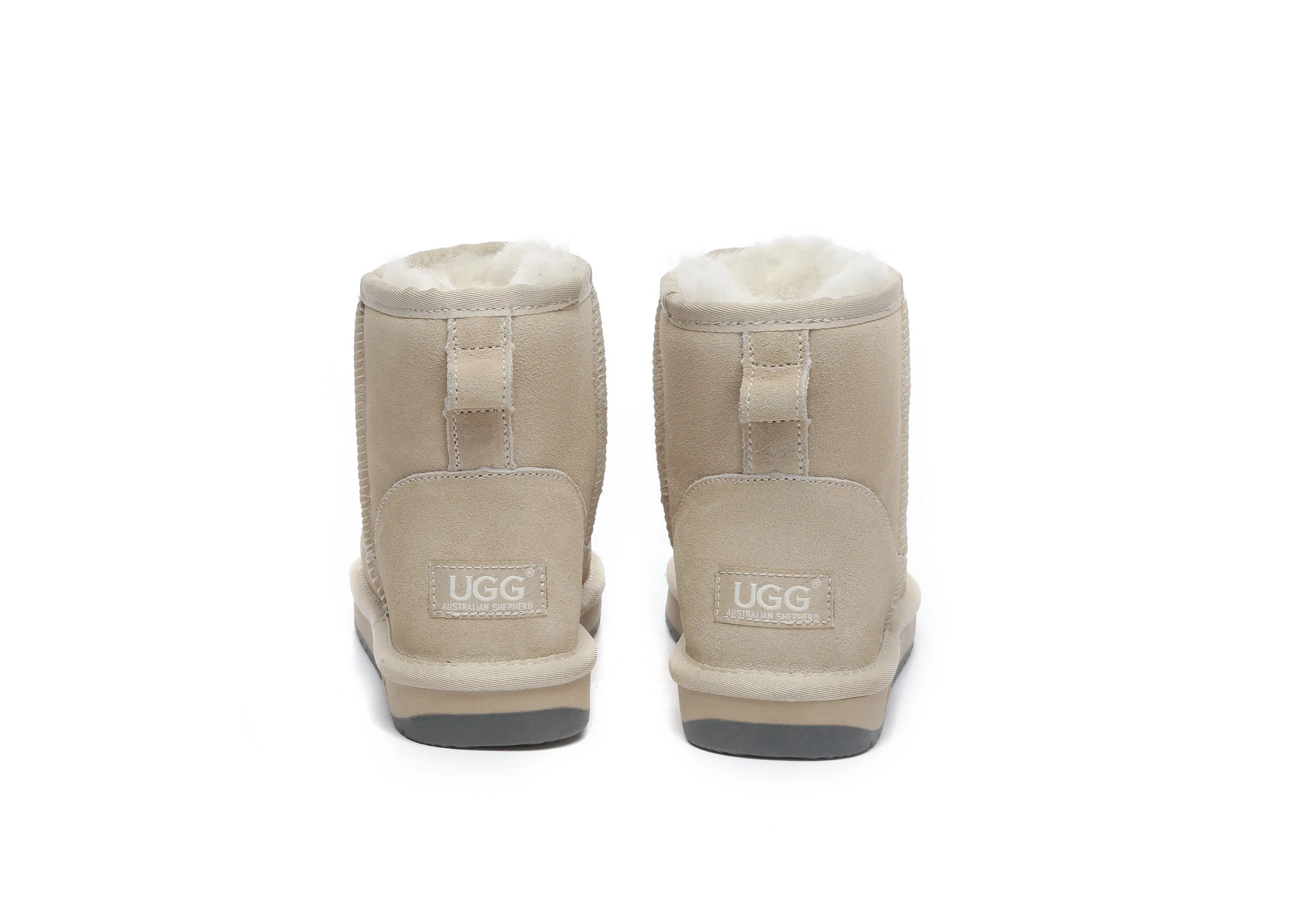 AUSTRALIAN SHEPHERD® UGG Boots Sheepskin Wool Mini Classic Suede Special Colour