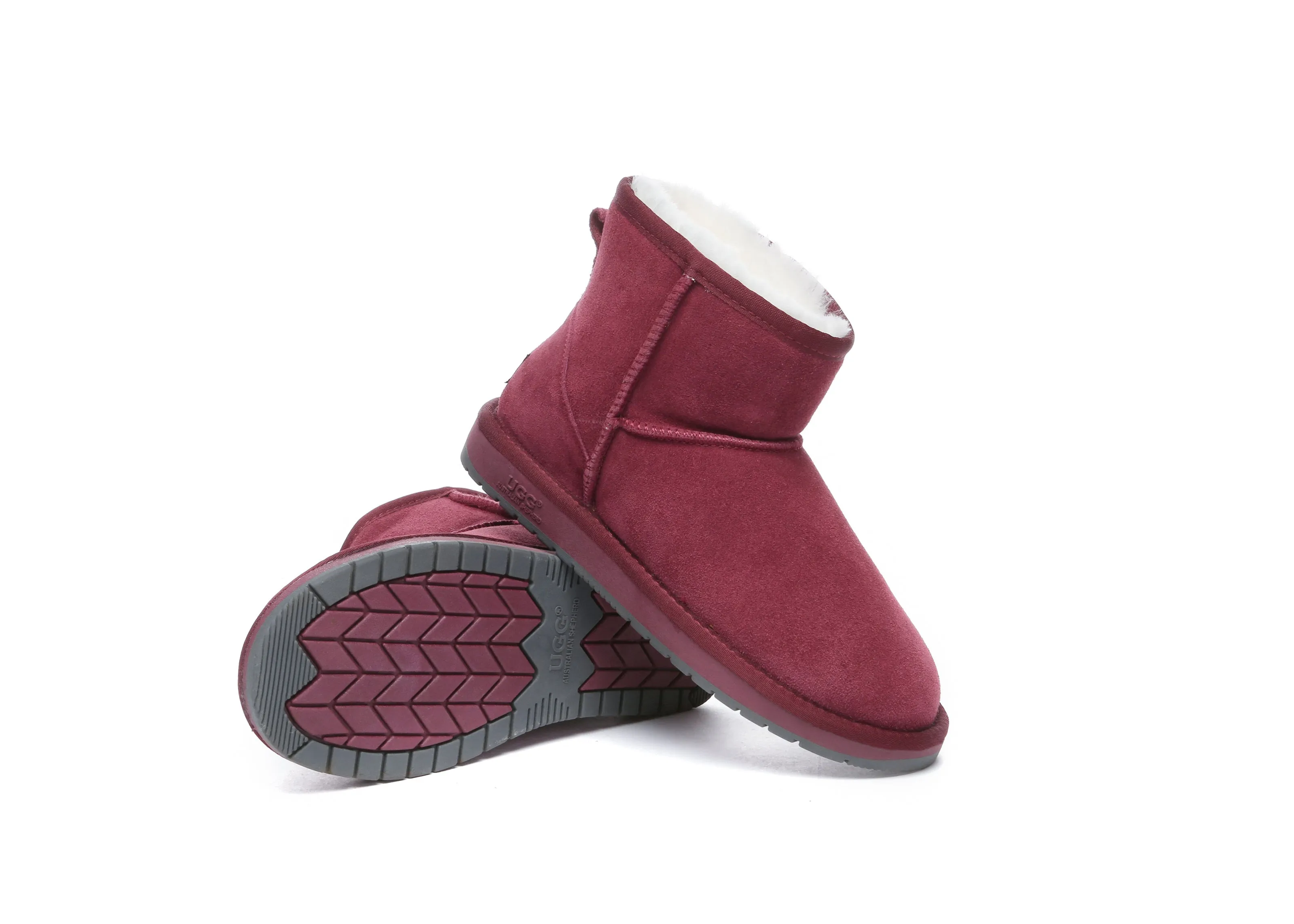 AUSTRALIAN SHEPHERD® UGG Boots Sheepskin Wool Mini Classic Suede Special Colour