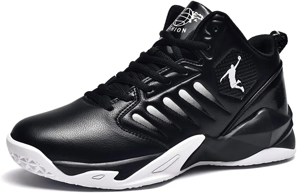 Autumn Basketball Men's Basketball & Running Shoes, Black, Red, White