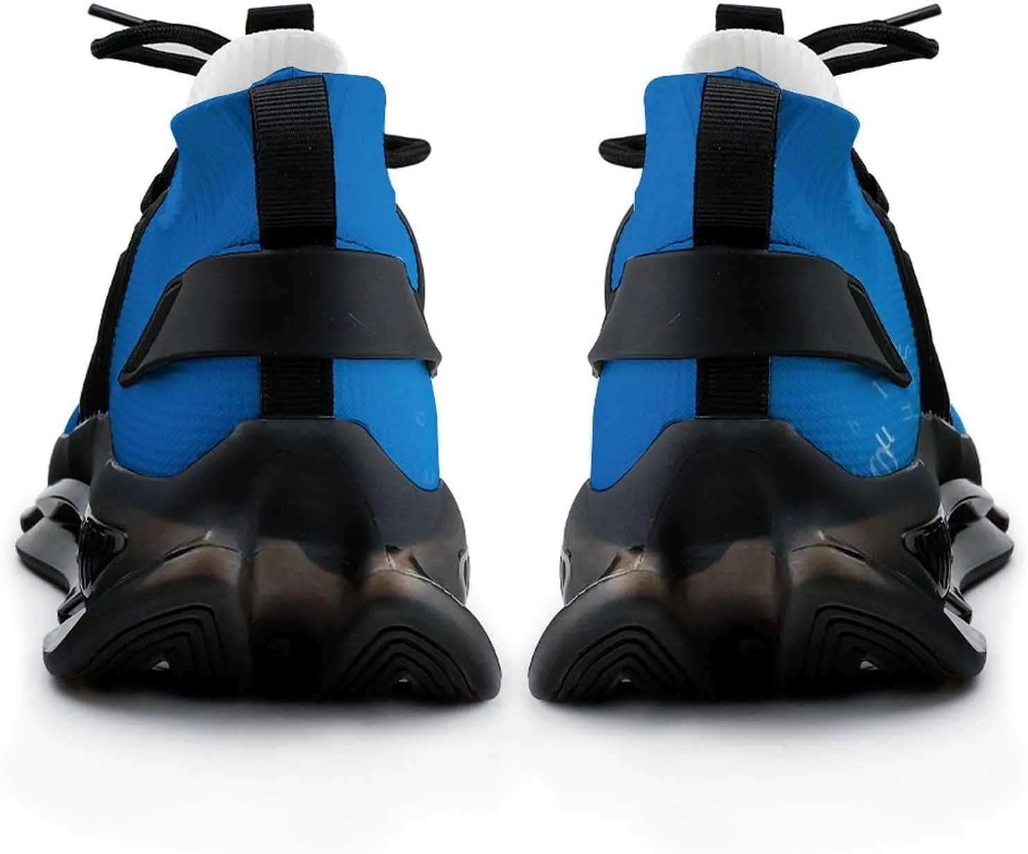 Blue Background with Numbers Walking Shoes for Men Lightweight Tennis Fashion Elastic Sports Shoes Cushion Basketball Shoes