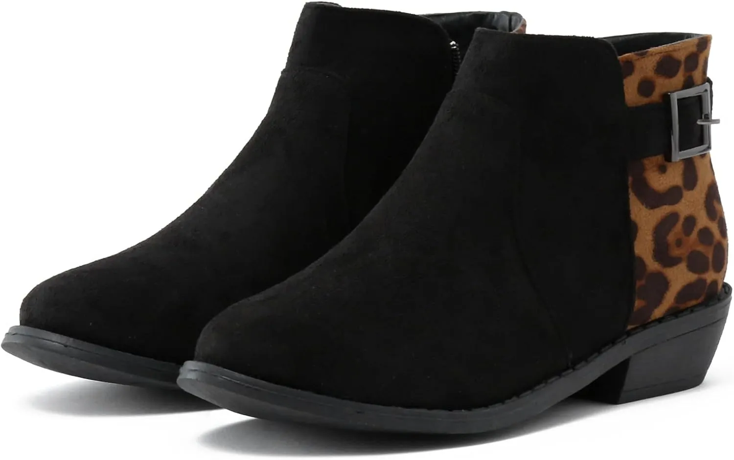 Boots for Women Premium Orthopedic Ankle Boots Arch Support Leather Comfortable Side Zip Wedge Booties 52