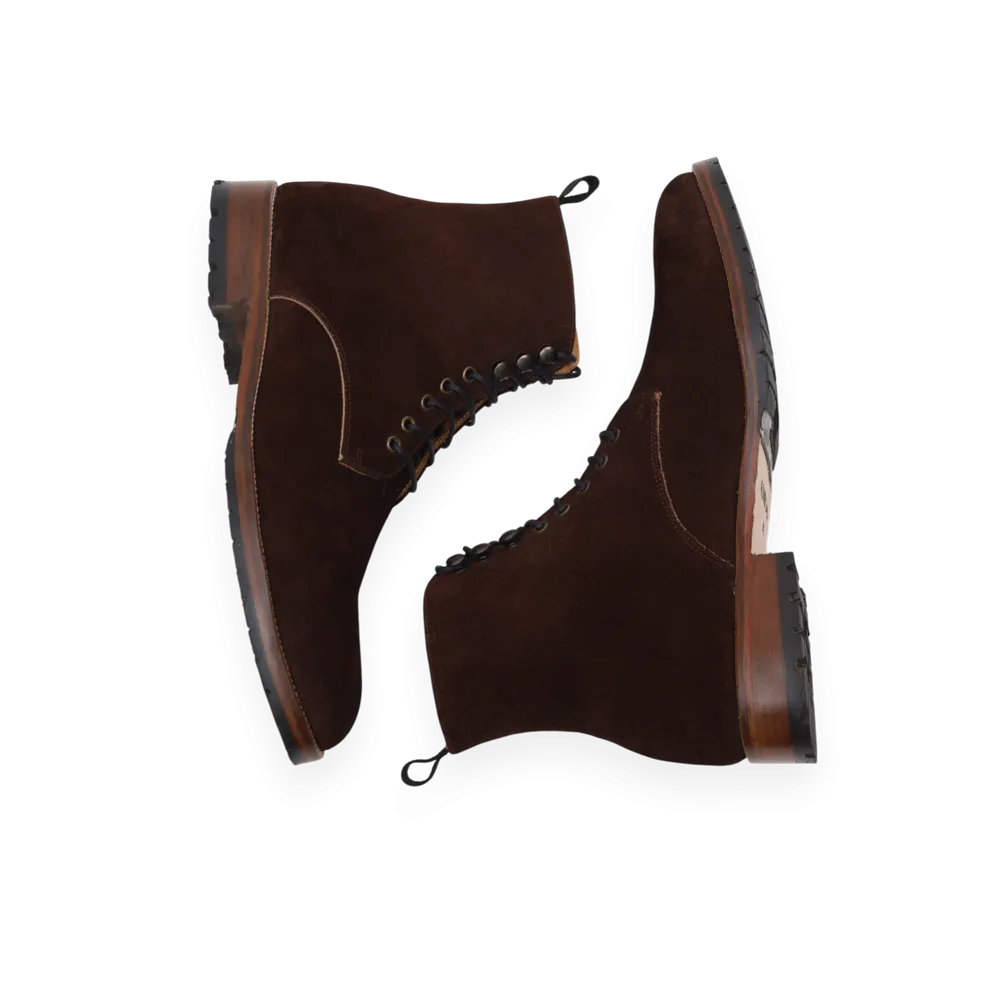 Bottines pour homme Classique – Daim Tobacco - Yanni
