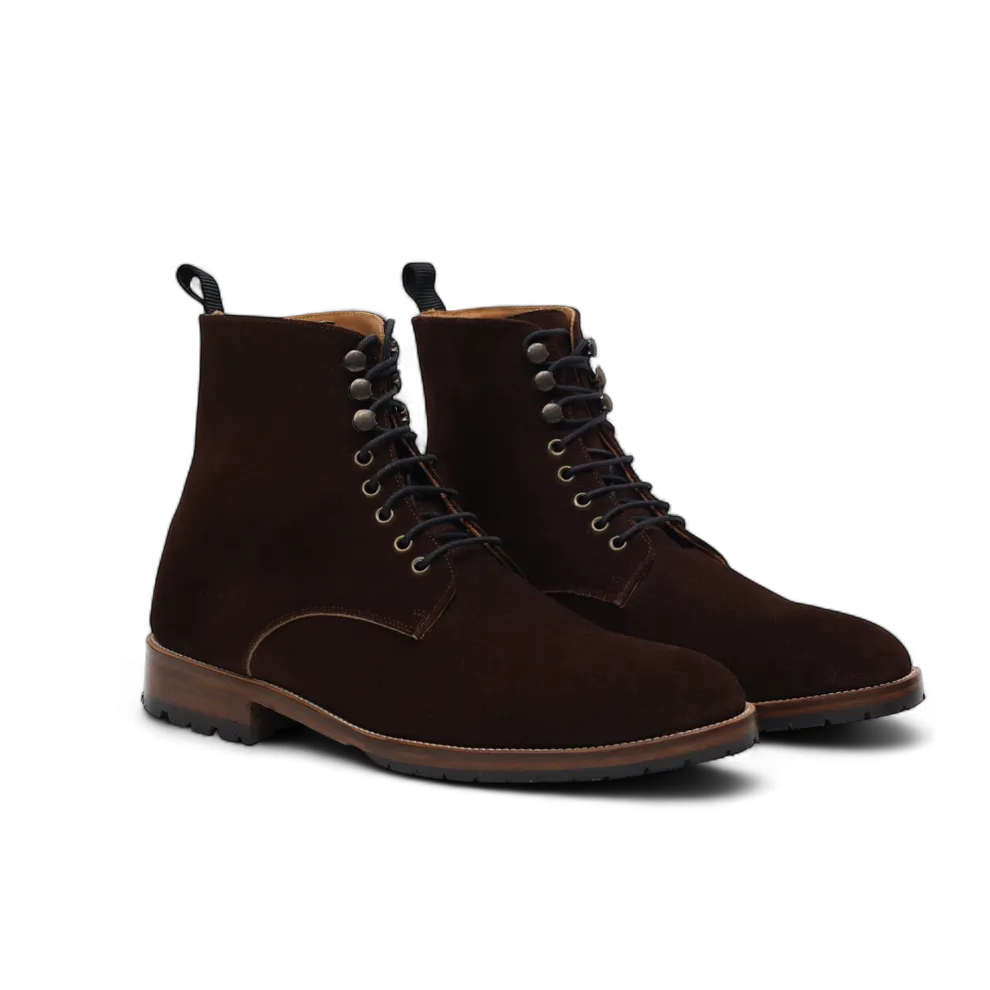 Bottines pour homme Classique – Daim Tobacco - Yanni