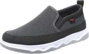 Breathable Diabetic Shoes for Men Casual Sneaker Mesh Breathable Walking Shoe Hook and Loop Orthopedic Sneakers