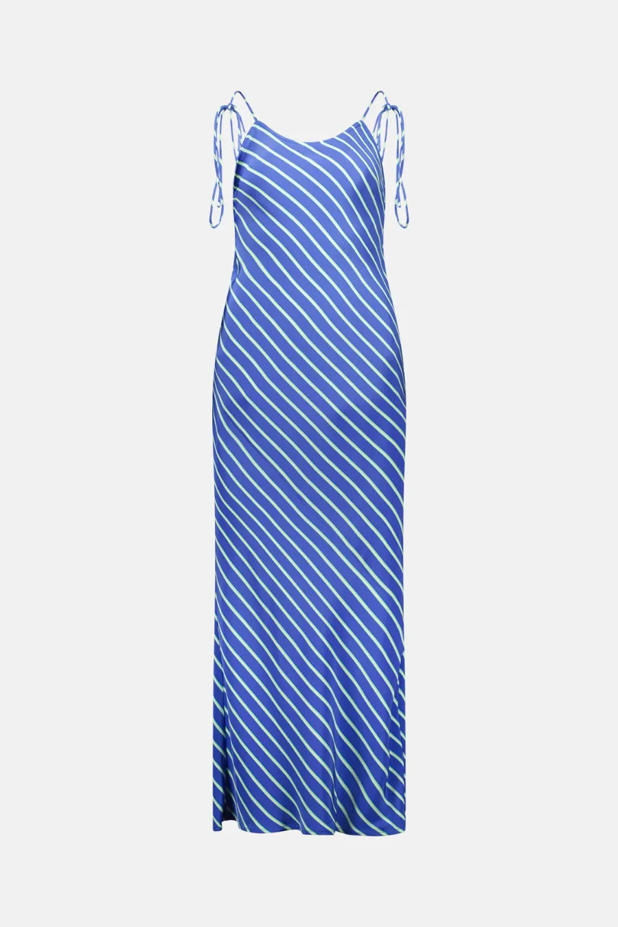 Camille Dress Candy Blue Stripe