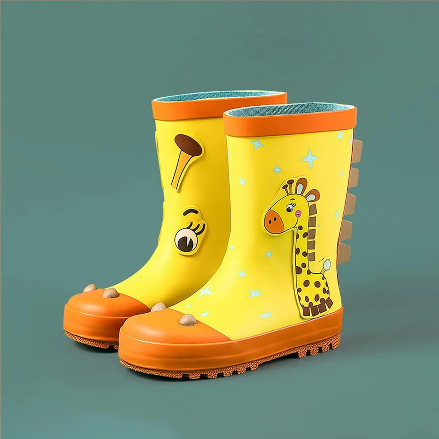 Children's Rain Shoes Boys and Girls Water Shoes Baby Rain Boots Water Boots in Large and Small Toddler Raincoat