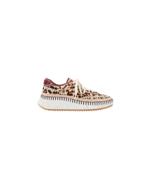 CHLOÉ NAMA SNEAKER JUNGLE BROWN