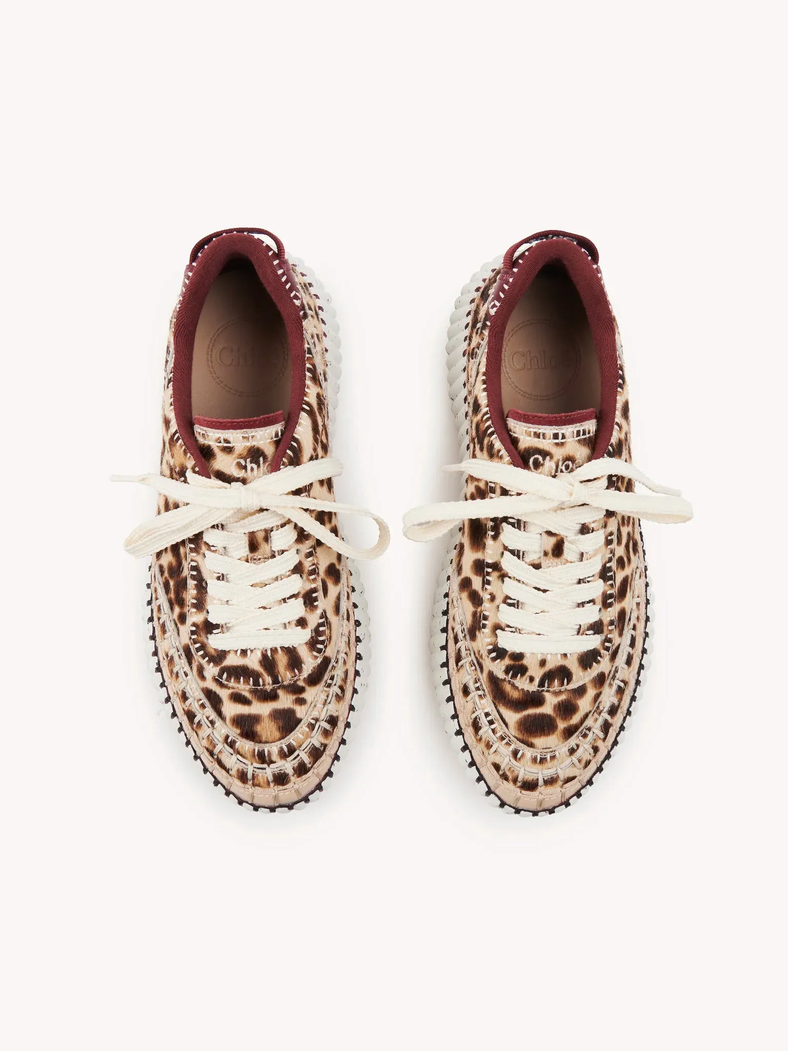 CHLOÉ NAMA SNEAKER JUNGLE BROWN