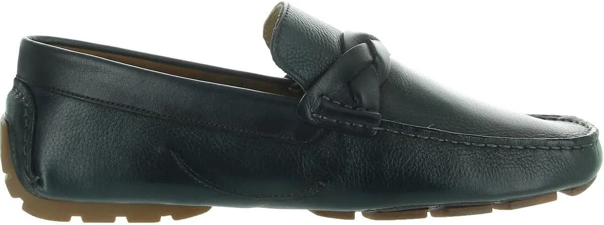 Donald J Pliner Mens Braided Leather Driving Moccasins