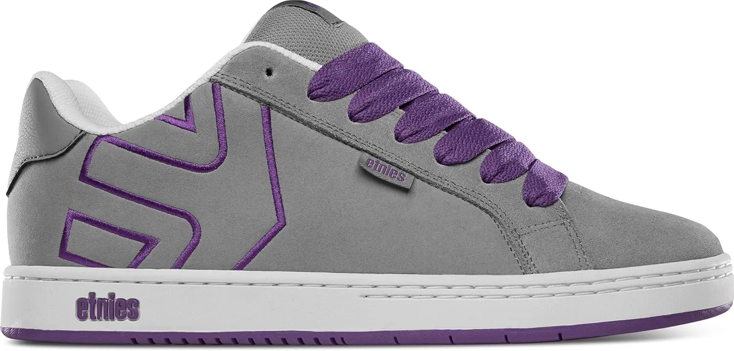 Etnies Men's Low-Top Sneakers Skate Shoe, Grey Purple, 11.5