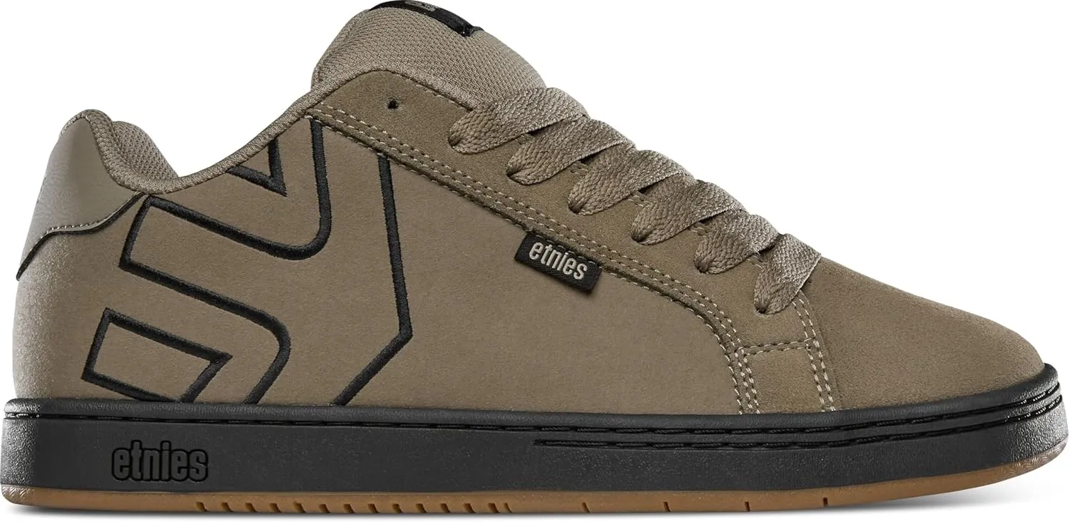 Etnies Men's Low-Top Sneakers Skate Shoe, Warm Grey Black, 8