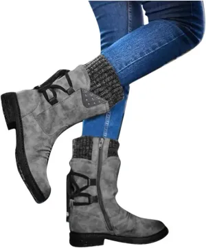 Gibobby Ankle Boots for Women Winter Hiking Boots Keep Warm Anti-Slip Soft Warm Fur Lined Winter Ankle Booties