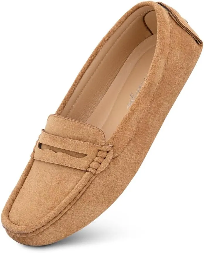Herstyle Women's Loafers, Comfy Dressy Flats, Slip-On Penny Loafers & Moccasins with Cushioned Footbed, Lightweight Business Casual Shoes for Office, Walking & Travel (2025)