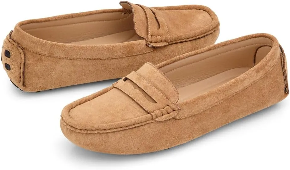 Herstyle Women's Loafers, Comfy Dressy Flats, Slip-On Penny Loafers & Moccasins with Cushioned Footbed, Lightweight Business Casual Shoes for Office, Walking & Travel (2025)