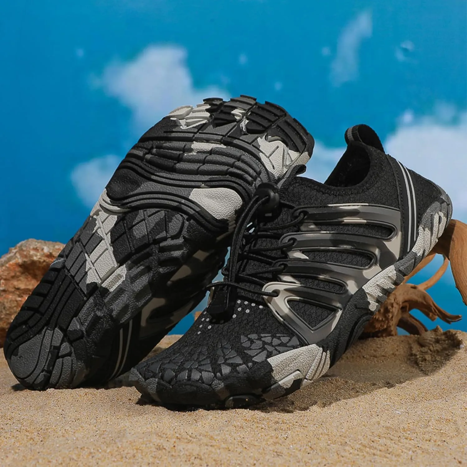 Hiking Footwear Barefoot Water Shoes Women Men Pro-Healthy & Non-Slip Wide Toe Sneakers Quick Dry Lightweight Breathable Running Walking Beach Shoes Boots Unisex