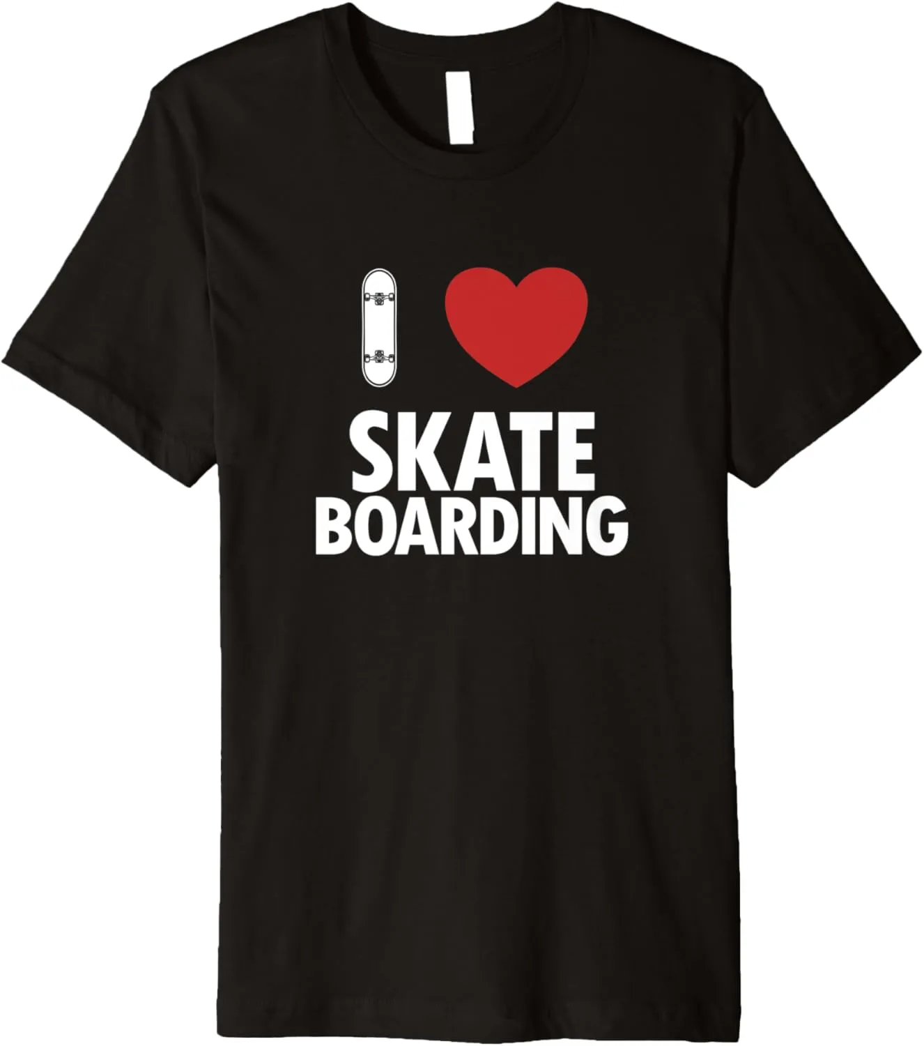I love Skateboarding Skateboardkid Skatergirl Skateboard Premium T-Shirt