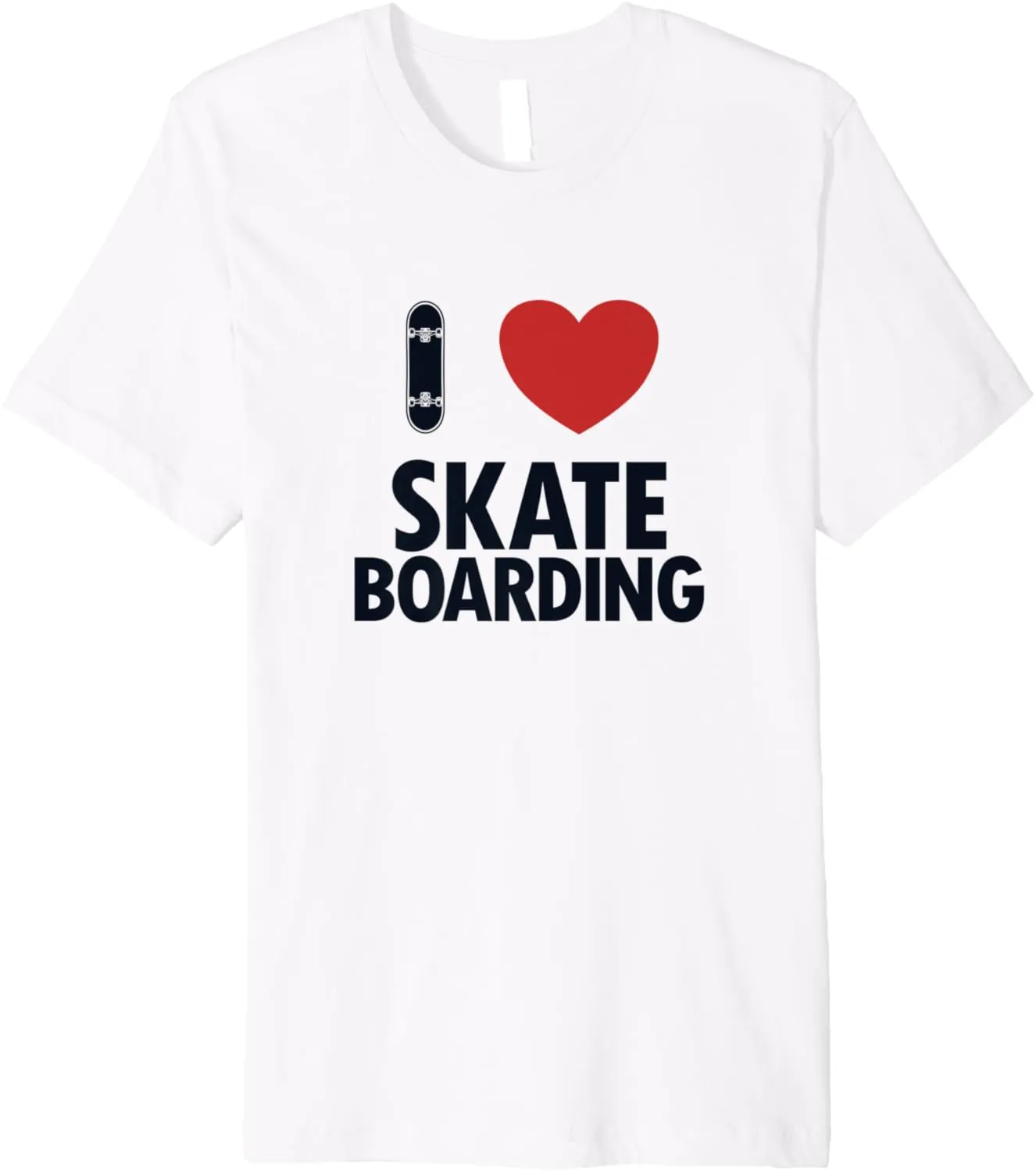 I love Skateboarding Skateboardkid Skatergirl Skateboard Premium T-Shirt