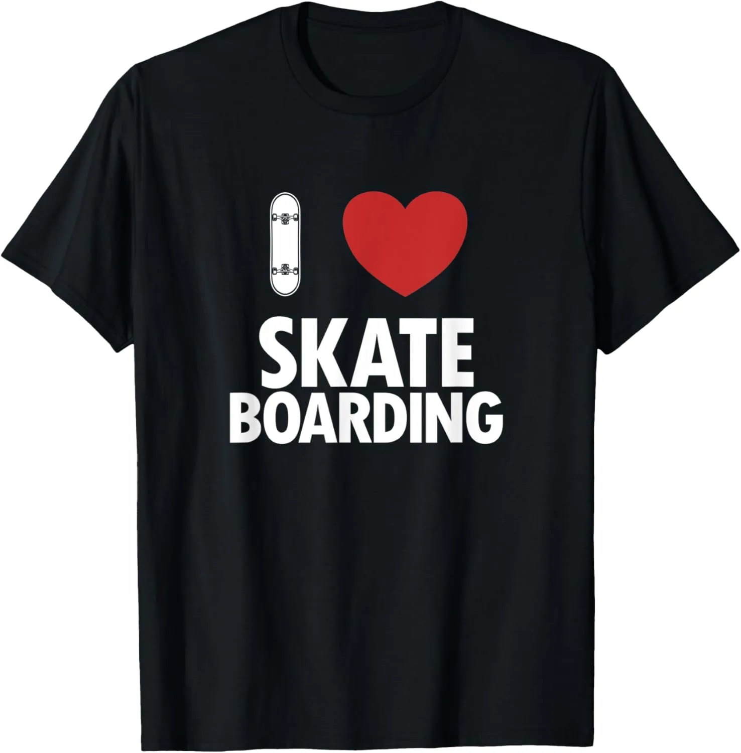 I love Skateboarding Skateboardkid Skatergirl Skateboard T-Shirt