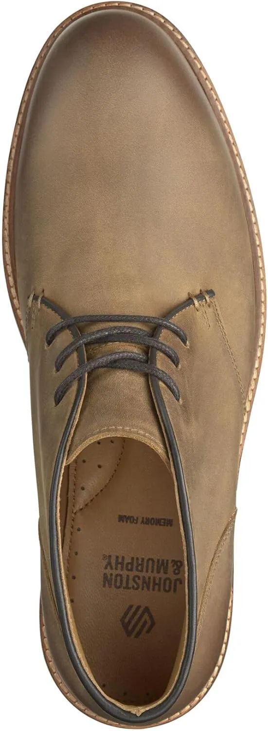 Johnston & Murphy Calder Chukka Casual Shoes for Men ?C Leather Boots for Men for Office & Daily Wear