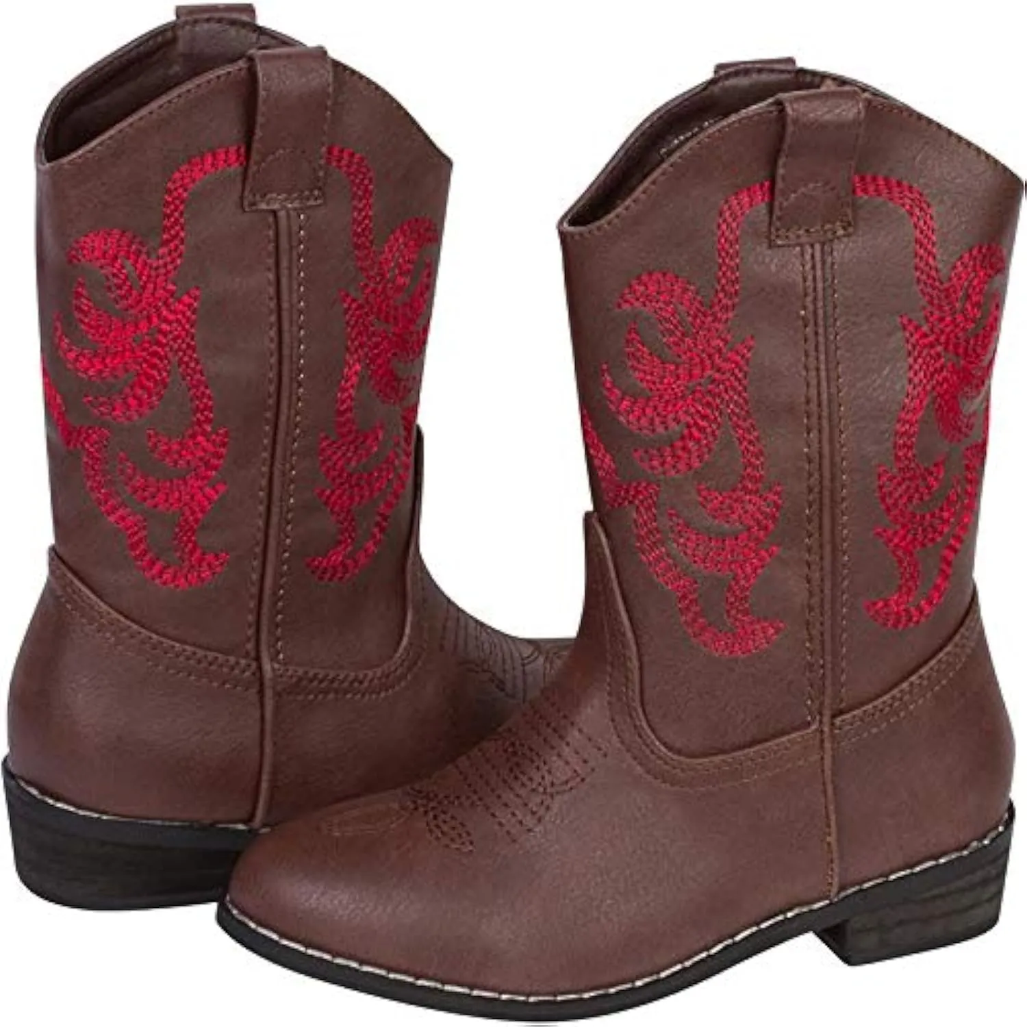Kids Cowboy Boots Girl and Boy Horseback Riding Boots