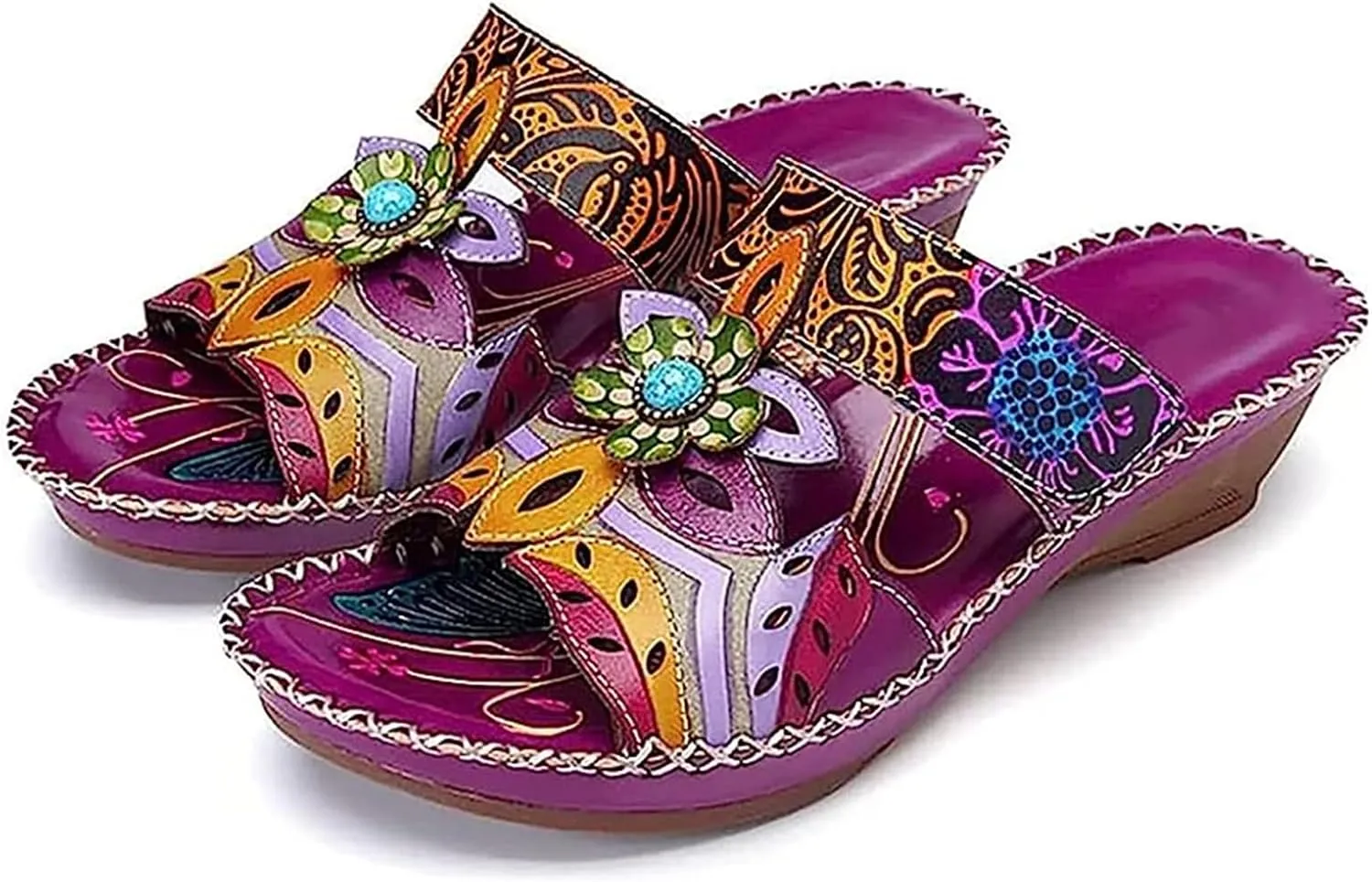 Ladmiple Sandals Women Comfortable Dressy Orthopedic Sandals Slip On Orthotic Flip Flops Casual Summer Walking Beach Shoes