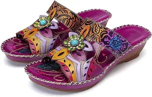 Ladmiple Sandals Women Comfortable Dressy Orthopedic Sandals Slip On Orthotic Flip Flops Casual Summer Walking Beach Shoes
