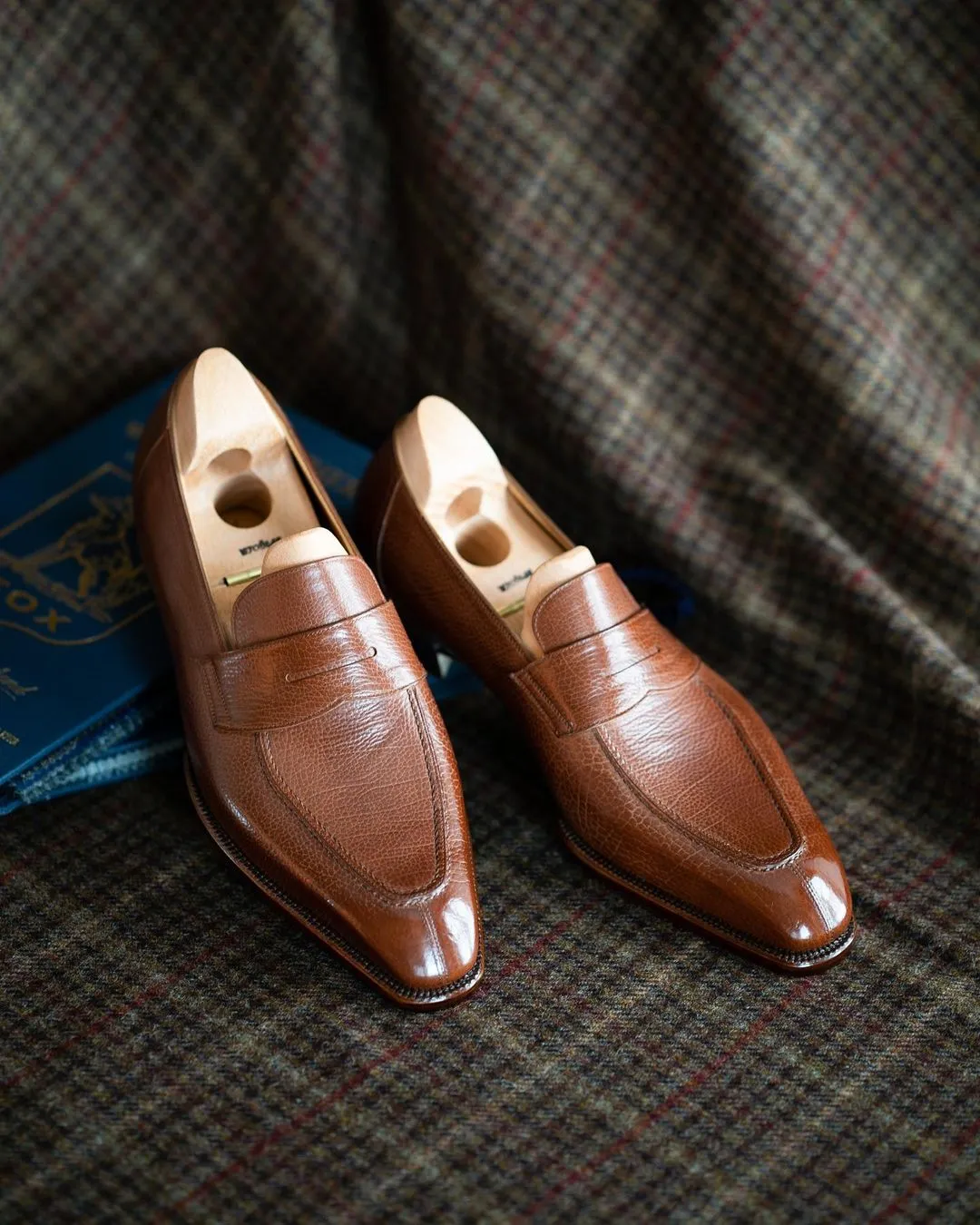 Luxury Edition - Artisian Made Tan Italian Leather Evander Penny Loafers - Formal Shoes - SS23