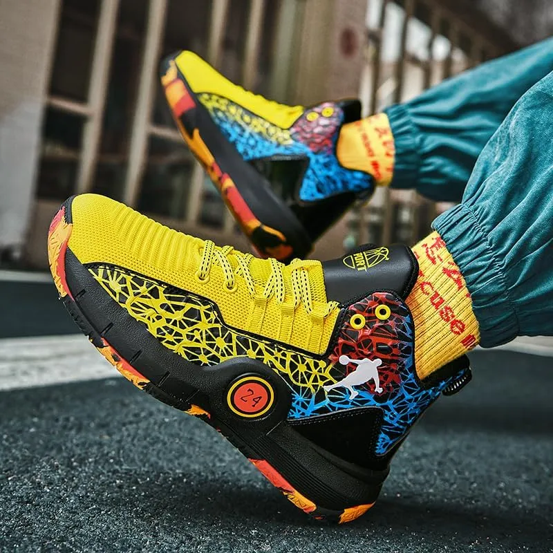 Men Women Basketball Shoes Walking Running Shoes Breathable Comfortable Sneakers for Adult