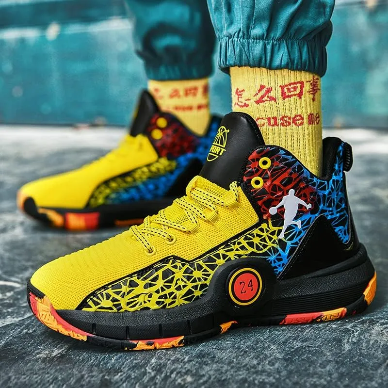 Men Women Basketball Shoes Walking Running Shoes Breathable Comfortable Sneakers for Adult