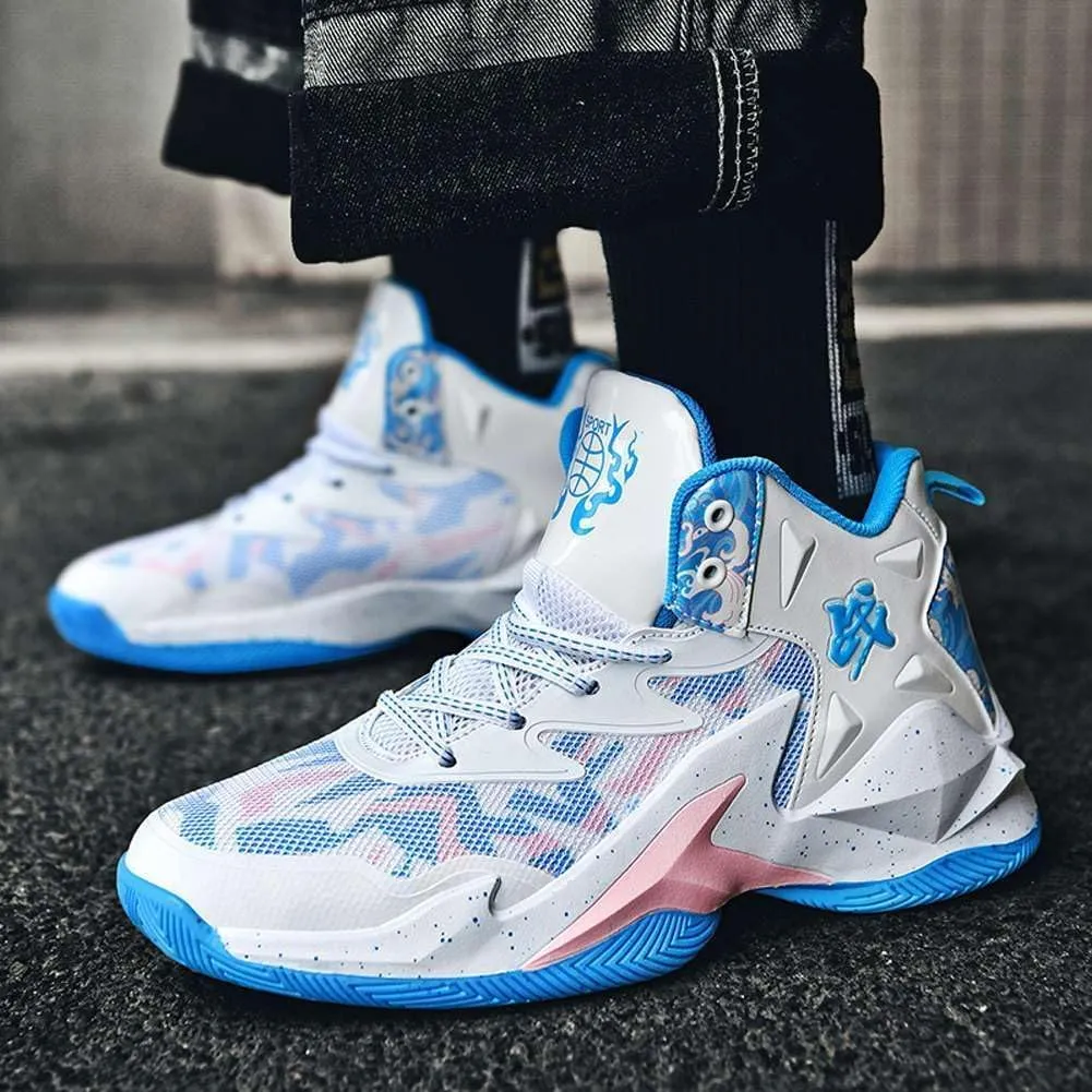 Men's Basketball Shoes, Couple Basketball Shoes, Fashionable Sports Shoes, Breathable, Non Slip Running Shoes