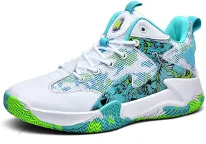 Mens Basketball Shoes Lightweight Non-Slip Breathable Sneakers Outdoor Fashion Training Shoes for Running Walking