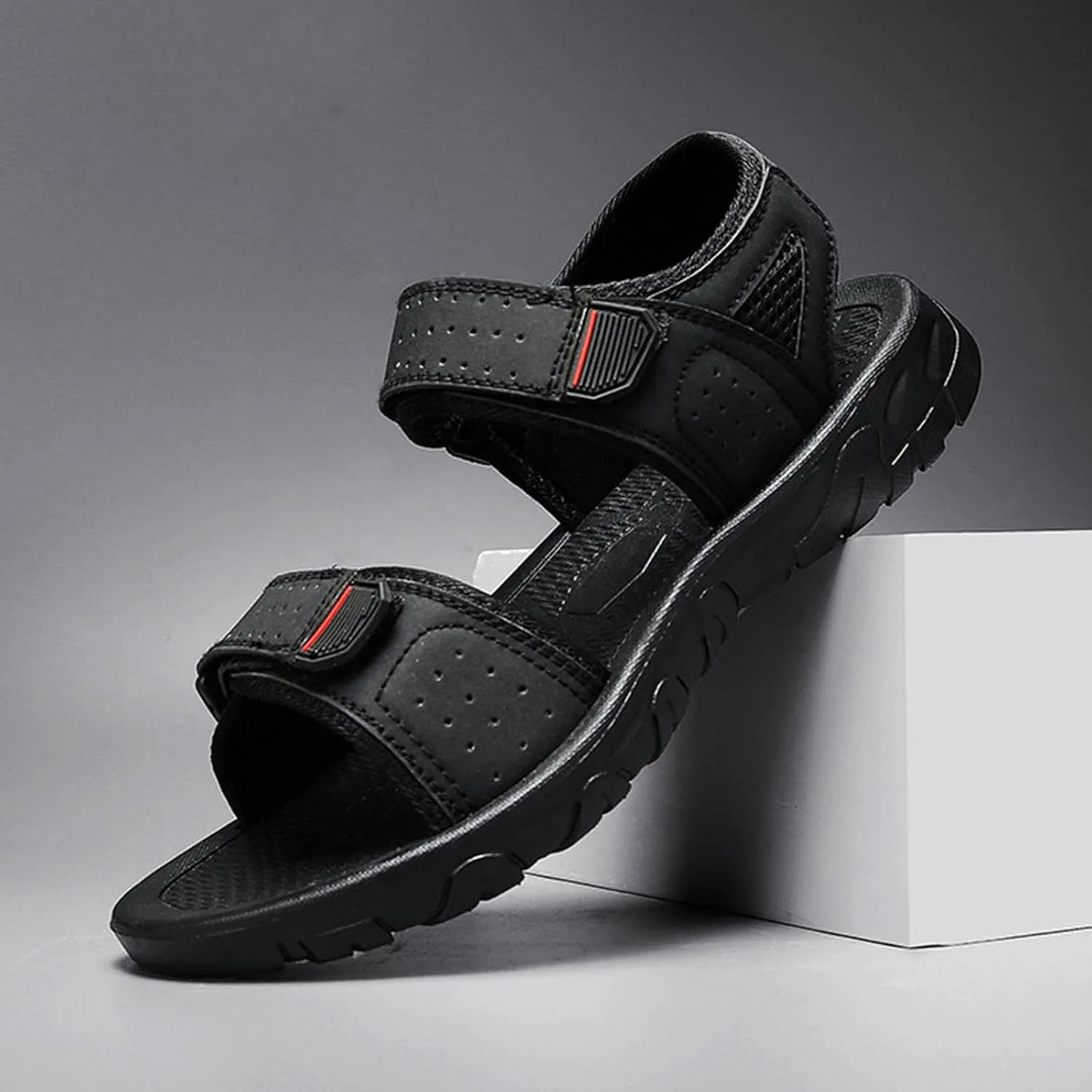 Men's Comfortable Summer Sandals with Arch Support for Outdoor Beach Walking Casual Wear Open Toe Water Shoes