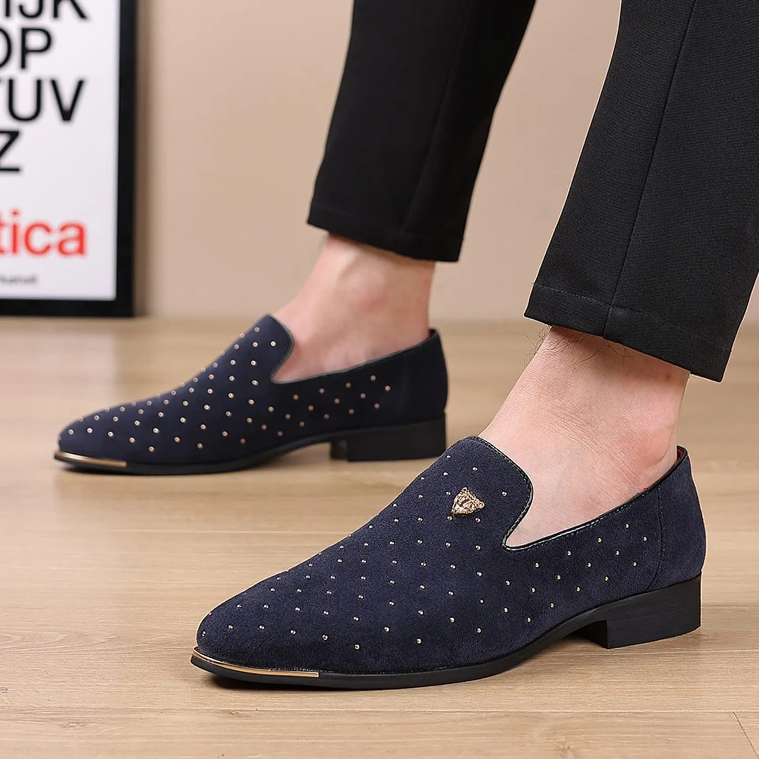 Men's Dress Loafers Shoes Slip On Penny Loafers Formal Business Dress Shoes Driving Shoes Mocassins