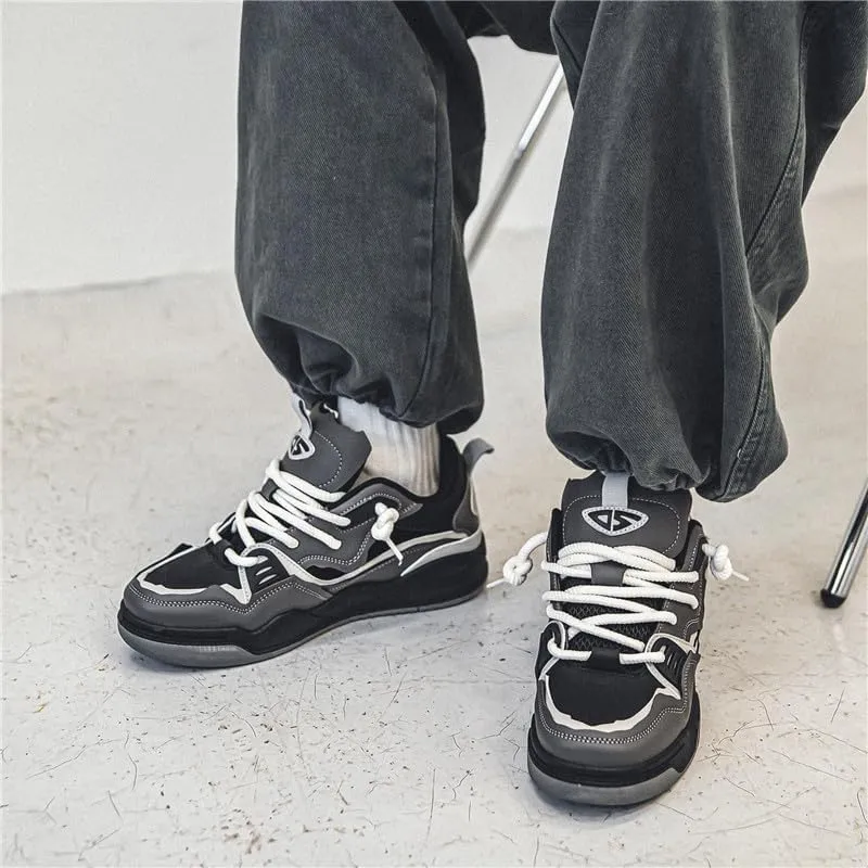 Men's Fashion Sneakers for All Seasons - Rope Strap Design, Non-Slip and Comfortable, Great for Outdoor Walking and Training!
