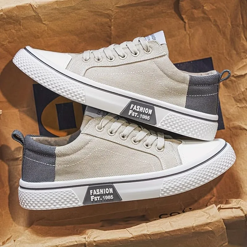 Mens Low Top Graphic Skateboard Shoes - Comfortable, Non-Slip, Breathable, and Durable - Daily Casual Wear All Seasons
