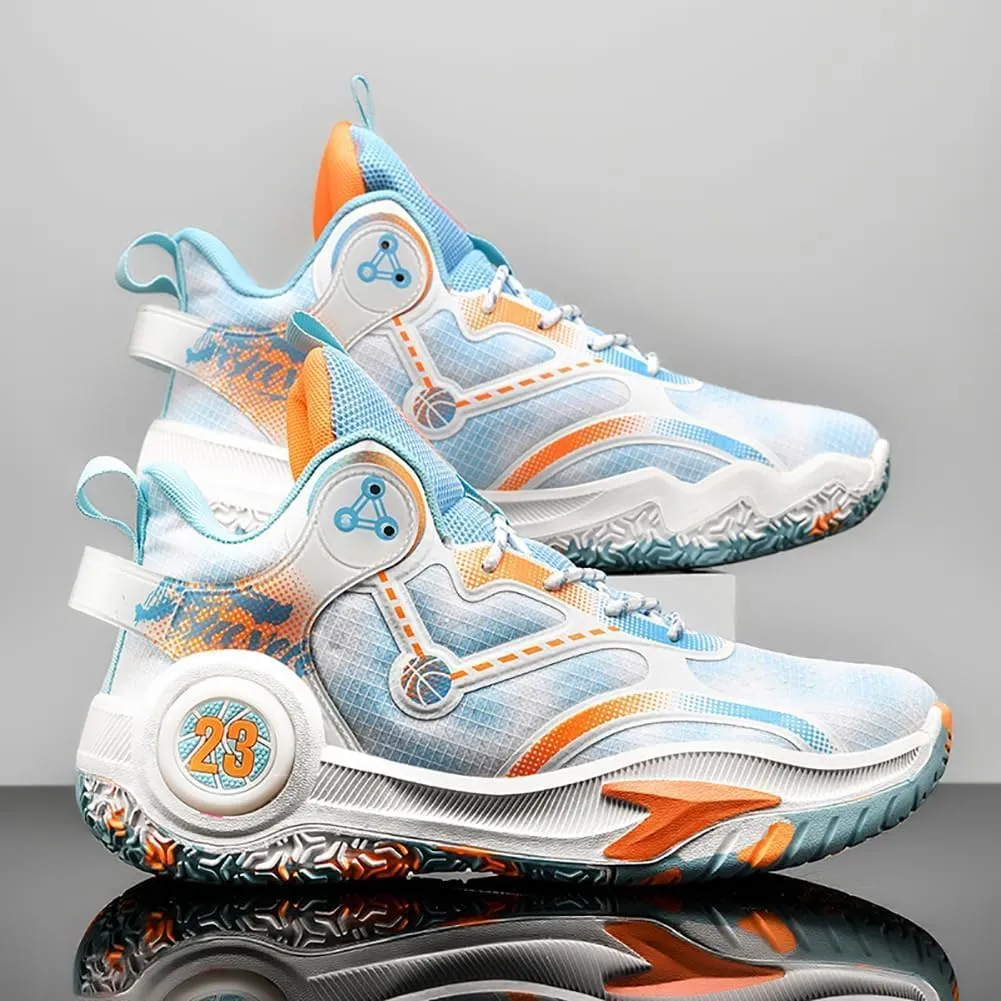 Men's Shoes Fashion Sports Shoes Breathable Running Shoes Men's Basketball Shoes Anti Slip Sports Shoes Couple Style