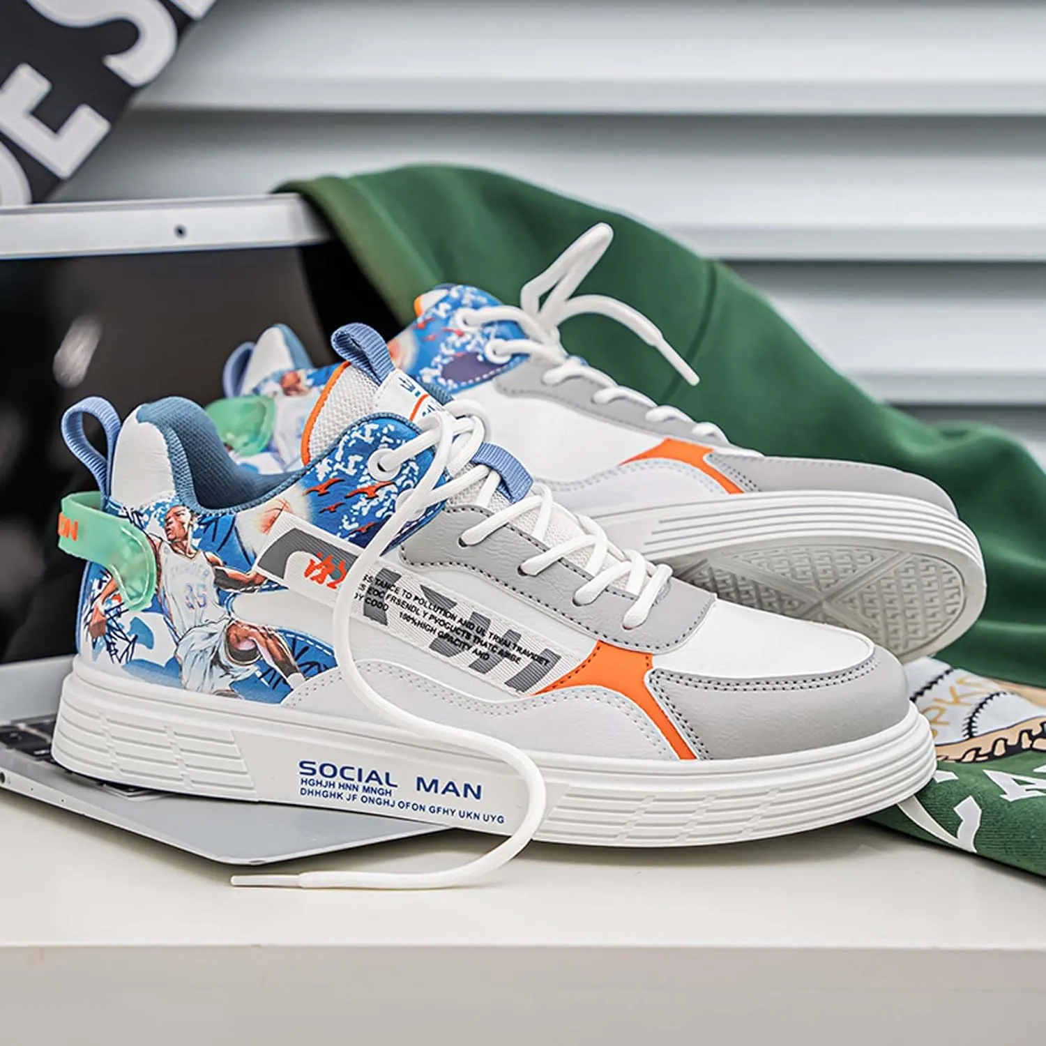 Men's Skateboarding Shoes Fashion Skateboarding Shoes Autumn/Winter Sports and Leisure Shoes