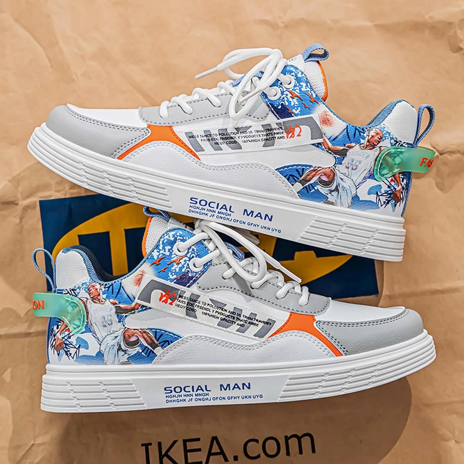 Men's Skateboarding Shoes Fashion Skateboarding Shoes Autumn/Winter Sports and Leisure Shoes