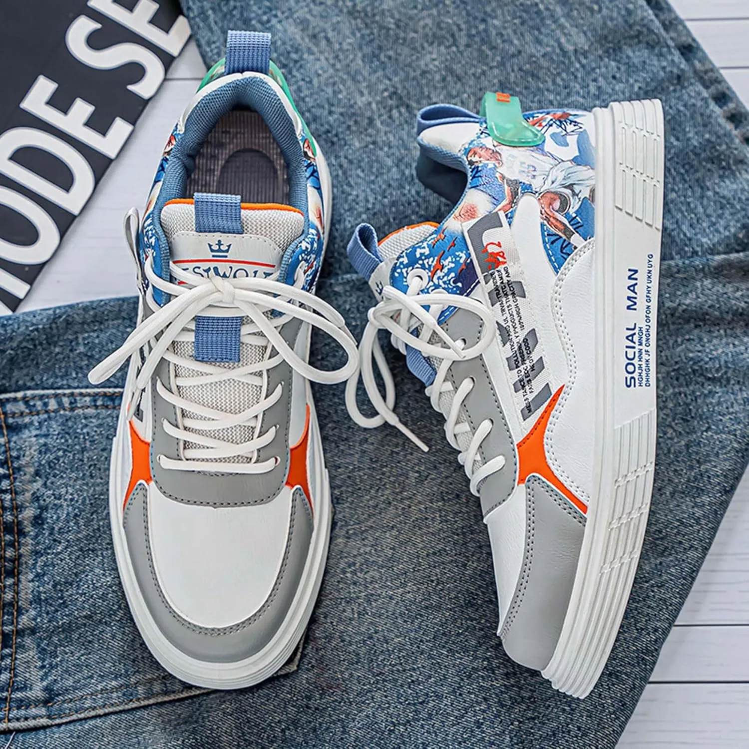 Men's Skateboarding Shoes Fashion Skateboarding Shoes Autumn/Winter Sports and Leisure Shoes