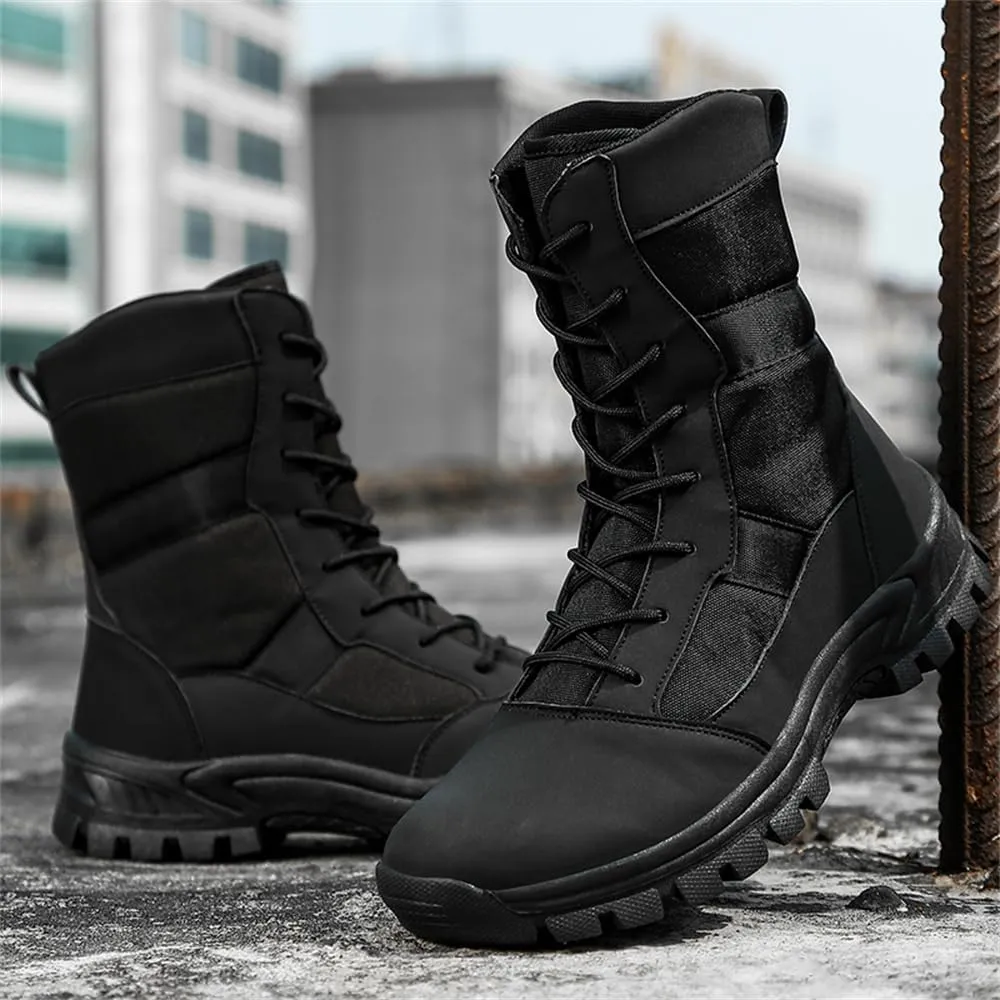 Men's Waterproof Hiking Boots Lightweight Work Boots Military Tactical Boots Durable Combat Boots