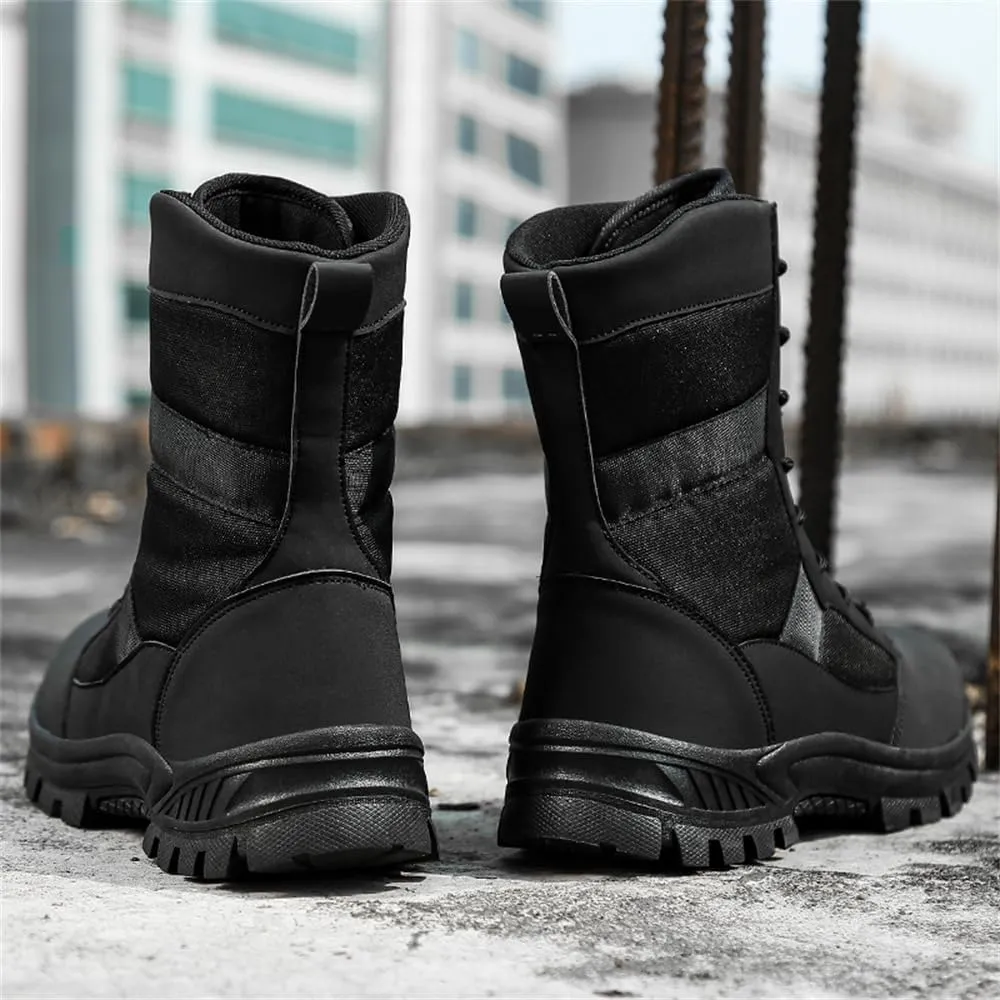 Men's Waterproof Hiking Boots Lightweight Work Boots Military Tactical Boots Durable Combat Boots